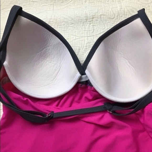 Free Country Tankini Fuchsia Top Size L - Picture 4 of 8